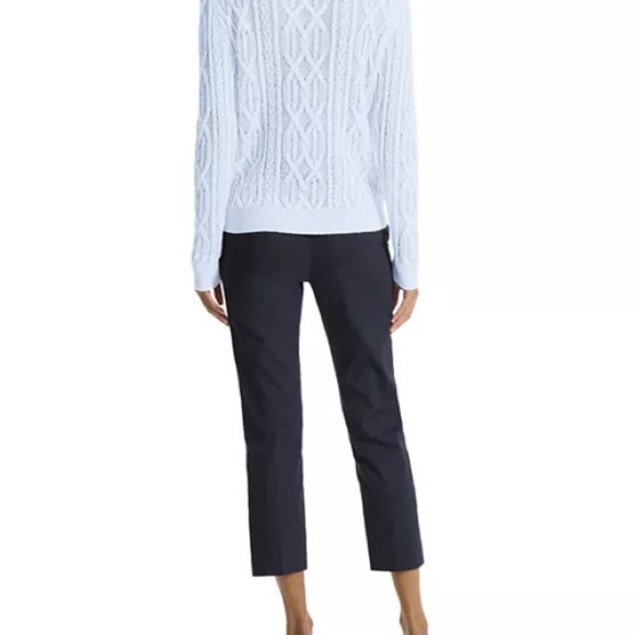 Theory Linen Blend Cable Knit Sweater - Picture 6 of 6